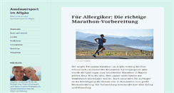 Desktop Screenshot of allgaeu-ausdauer.de