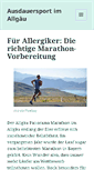 Mobile Screenshot of allgaeu-ausdauer.de