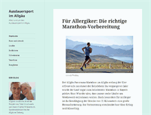 Tablet Screenshot of allgaeu-ausdauer.de